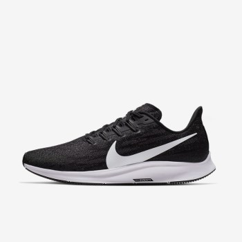 Nike Air Zoom Pegasus 36 - Férfi Futócipő - Fekete/Szürke/Fehér